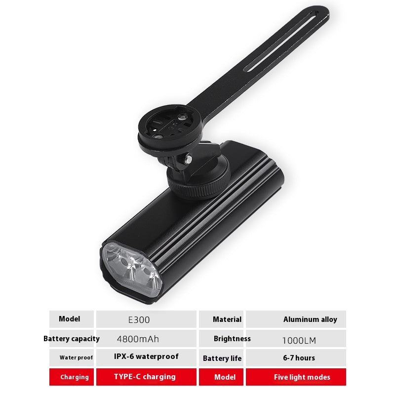 New Bicycle Headlight USB Rechargeable Cycling Light Suit