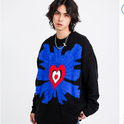 Plush Love Knitted Sweater For Men And Women