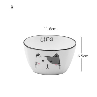 Nordic Tableware Set Bowl And Plate Combination Household Simple Ceramic