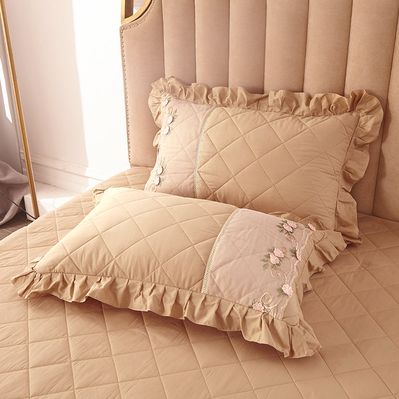 Pure Cotton Pillowcase Thick Lace Single Pillow