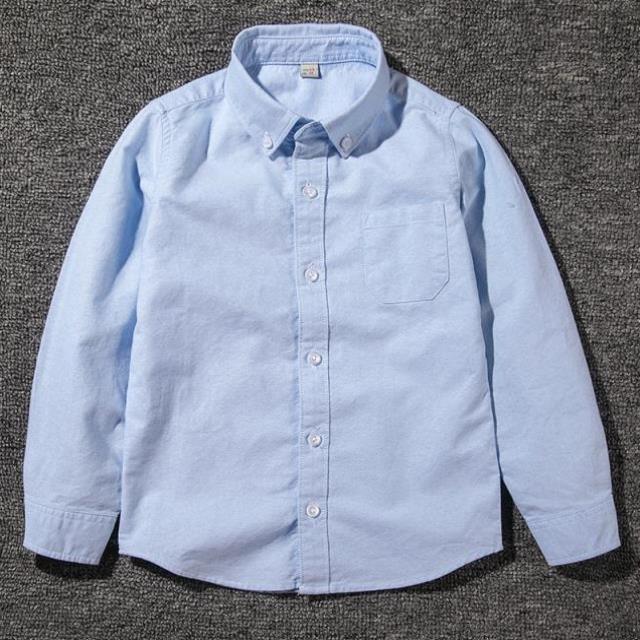 Boys Casual Solid Color Long Sleeves