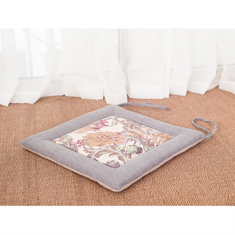 Four Seasons Home Dining Chair Linen Strap Non-slip Cushion
