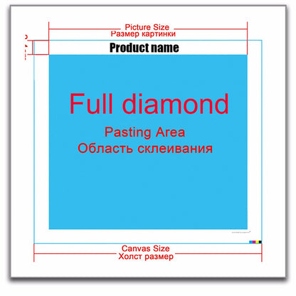 Full Square Diamond 5D DIY Diamond Painting 3D Cross Stitch Mosaic Rhinestone Home Decoration Gift
