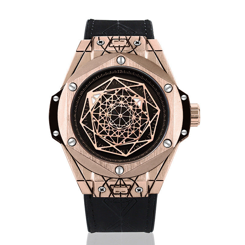 Silicone Male Student Waterproof Quartz Watch