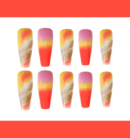 Extra Long Fake Nail Patch Ballerina