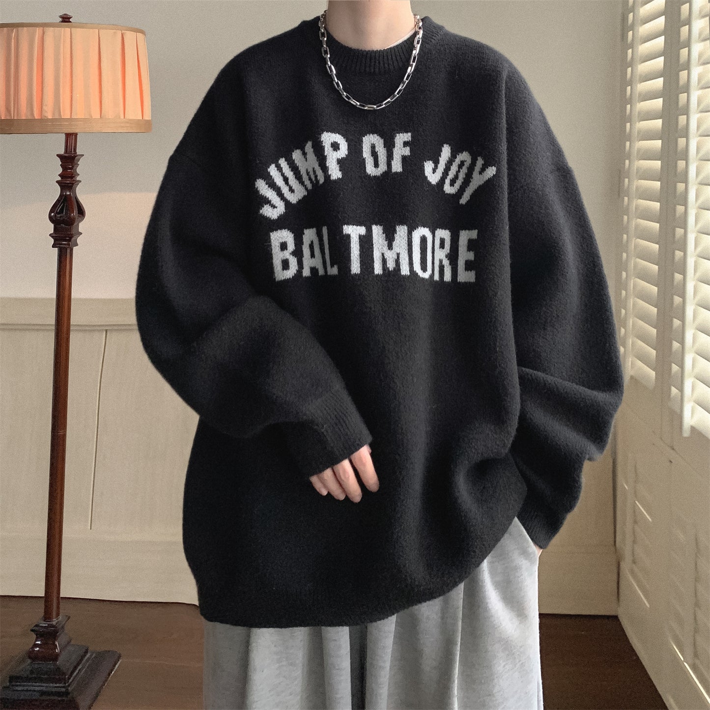 Sweater Men's Thick Trendy Brand Sweater