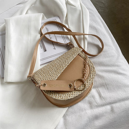 Fashion Chain Messenger Bag Net Celebrity Semi-circular Shoulder