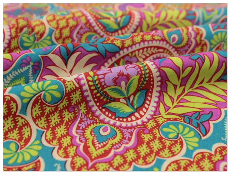 Bedding Clothing Turban Curtain Cotton Printed Fabric