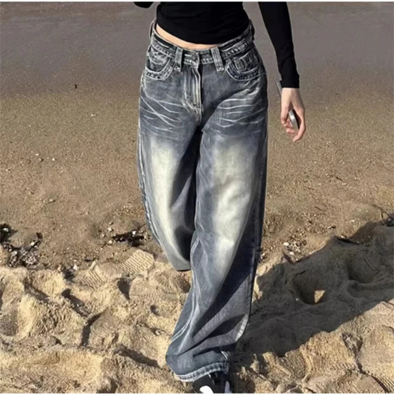 New Women's Vintage Jeans High Waist