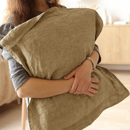 Linen Wide Side Pillowcase Simple Skin-Friendly Cotton