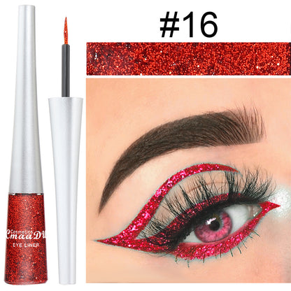 Creative Multicolor Glitter Powder Liquid Eyeliner