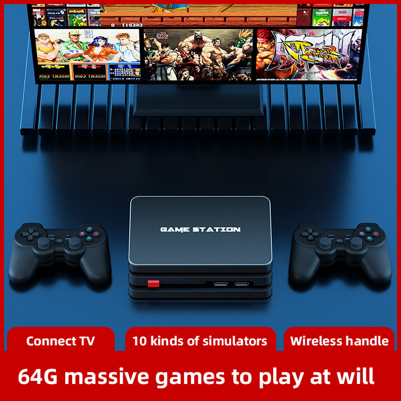 M8plus Four-player Combat Set-top Box TV Game Console HDMI Game 10000 Emulators Wireless