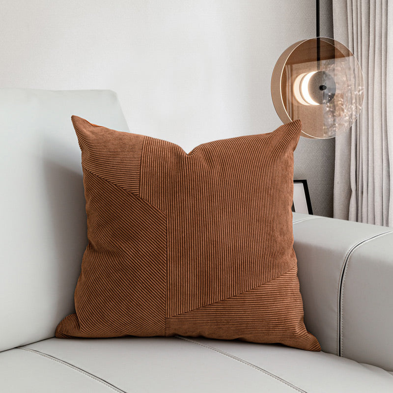 Modern Irregularly Spliced Hotel Sample Room Pillowcases