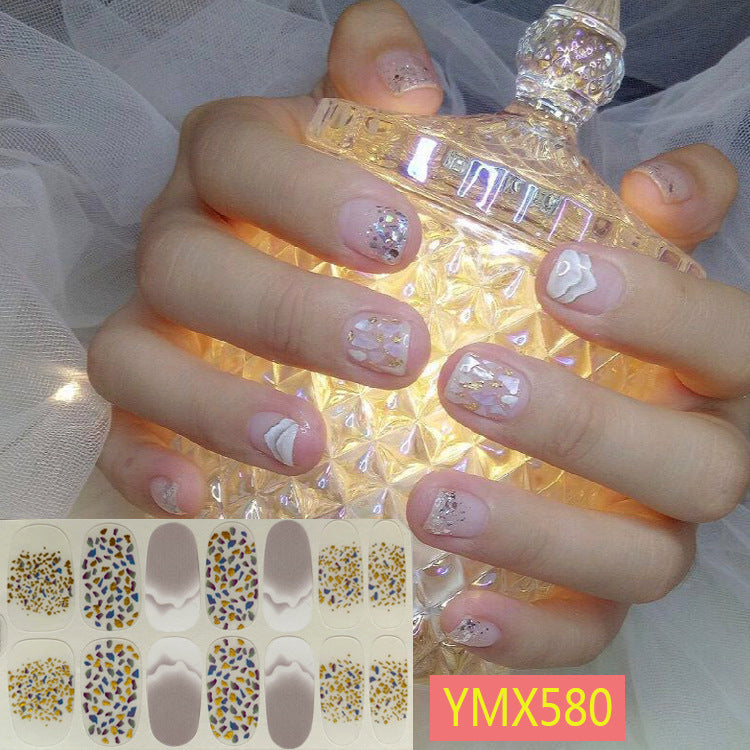 Net Red Nail Stickers Sports Style Trend Pepsi Logo