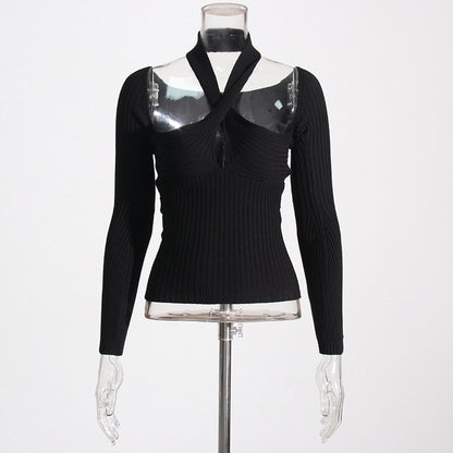 Solid Color Spicy Girl Versatile Top