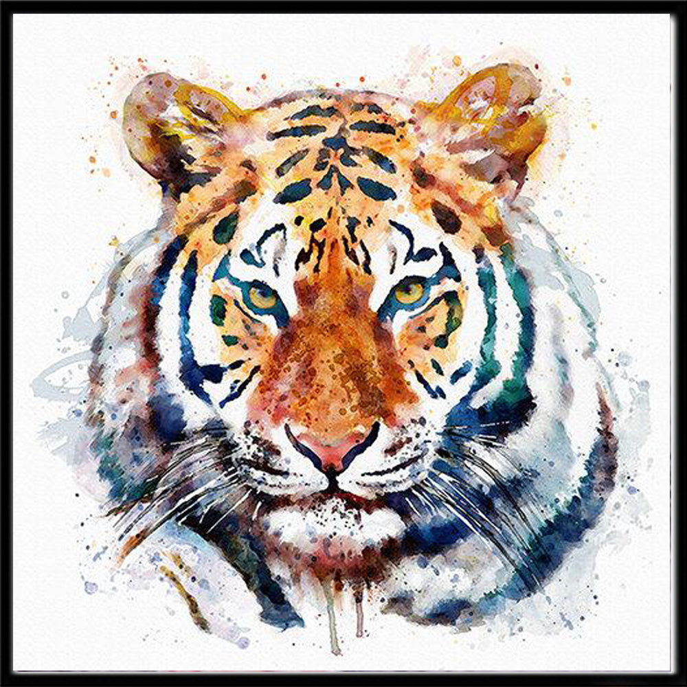 Diy5d Diamond Painting Full Sticker Animal Cross Embroidery Wolf