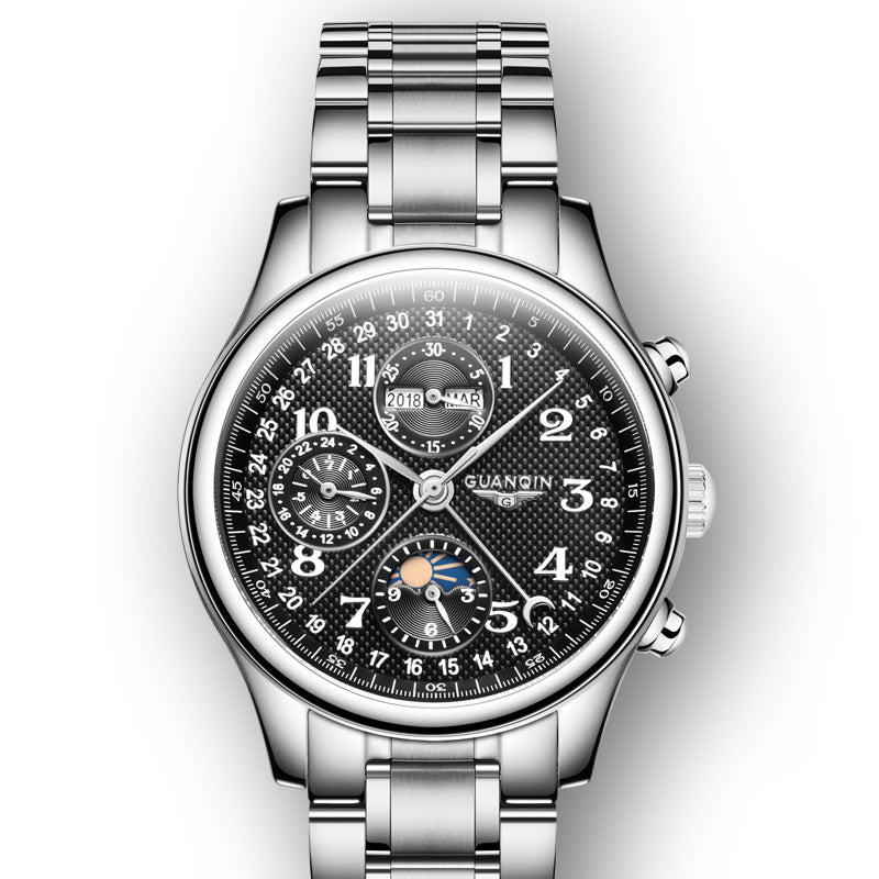 Men's Steel Strap Swiss Waterproof Wrist Watch