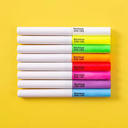Fluorescent Eyeliner 8 Sets Waterproof And Sweat Proof
