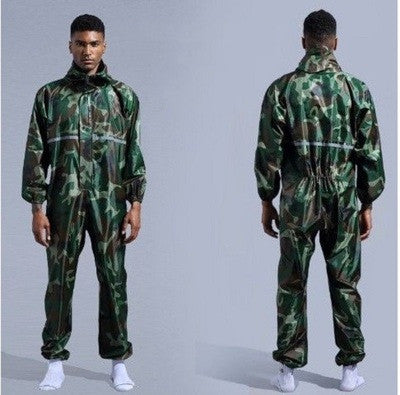 Creative One-piece Raincoat Waterproof, Oil-proof And Dust-proof Clothing
