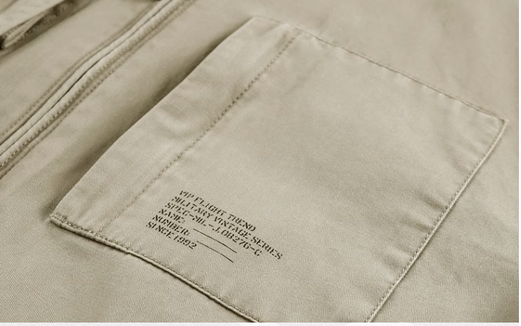 Men's Loose Fitting Pure Cotton Jacket