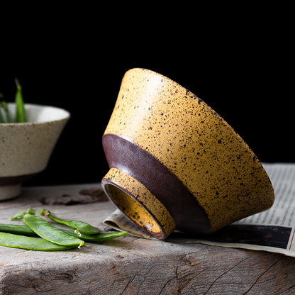 Coarse Ceramic-based  Personality Anti - Hot Small Soup Bowl