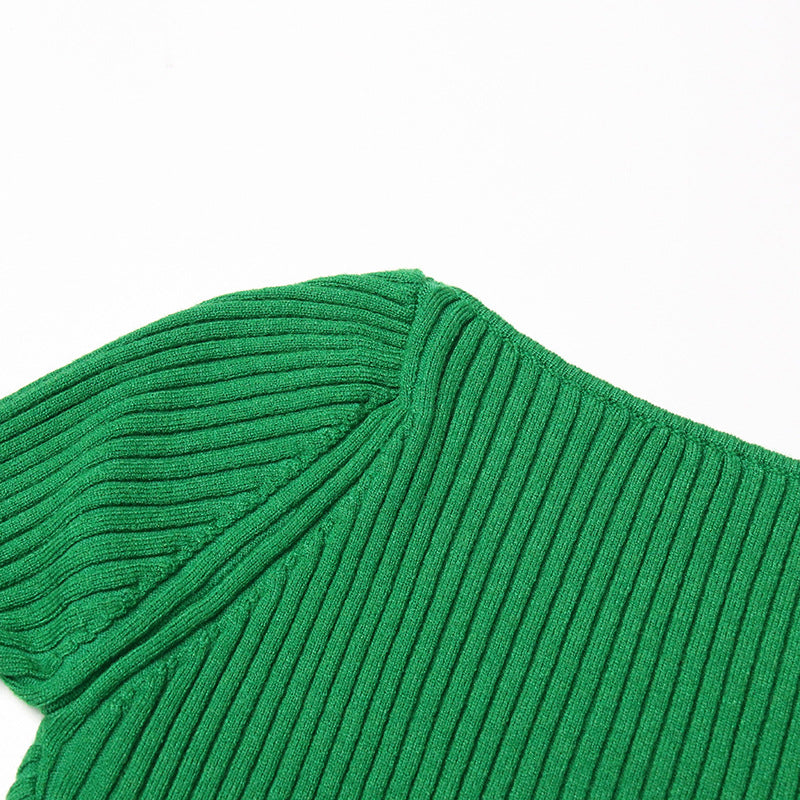 Solid Color Spicy Girl Versatile Top