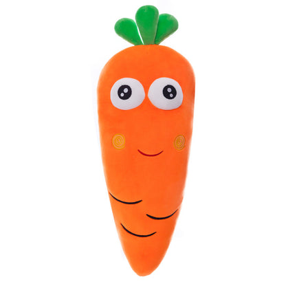 Radish Shape Expression Pillow Plush Toy