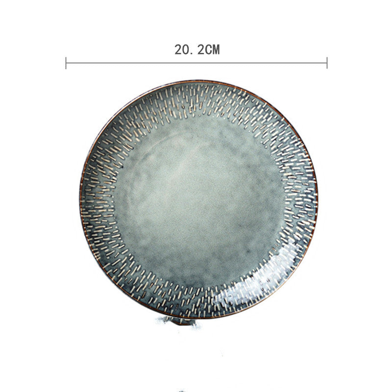 Ceramic Hand-painted Western Food Microwave Breakfast Plate