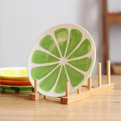 Household Ceramic Plate Creative Fruit 8 Inch