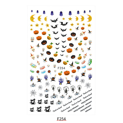 New Nail Sticker Santa Claus Decal Strap Adhesive