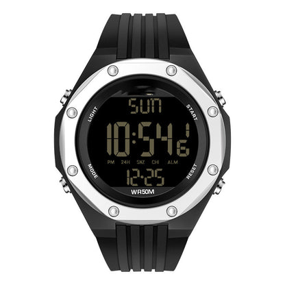 Simple Multi-functional Waterproof Outdoor Sports Electronic Watch