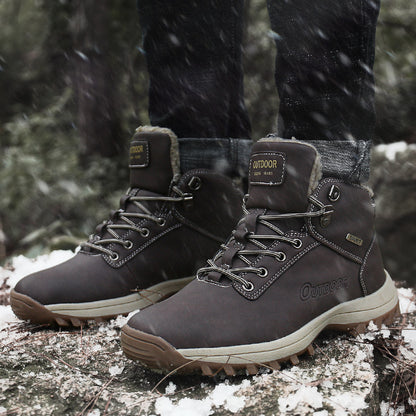 New Winter High-Top Outdoor Snow Boots Plus Size Cotton Boots