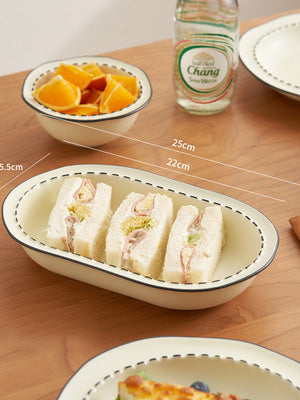 White Ceramic Bowl For Home Eating Ins Wind High Appearance Level
