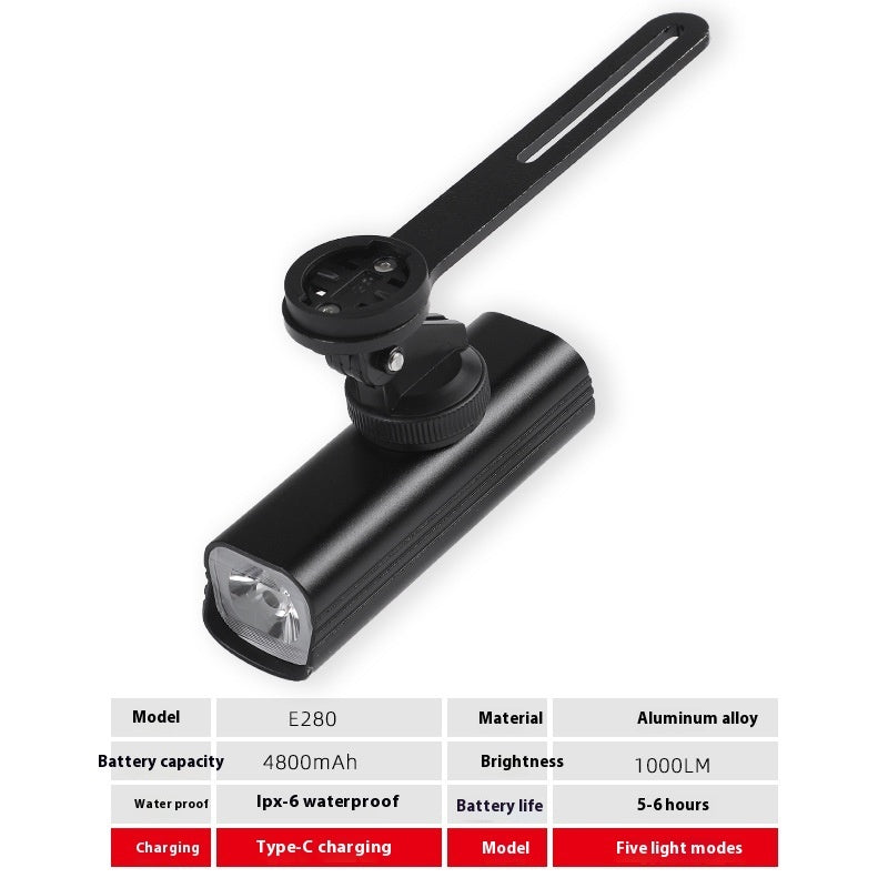 New Bicycle Headlight USB Rechargeable Cycling Light Suit