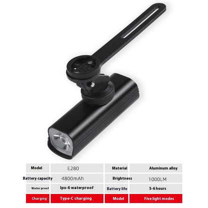 New Bicycle Headlight USB Rechargeable Cycling Light Suit