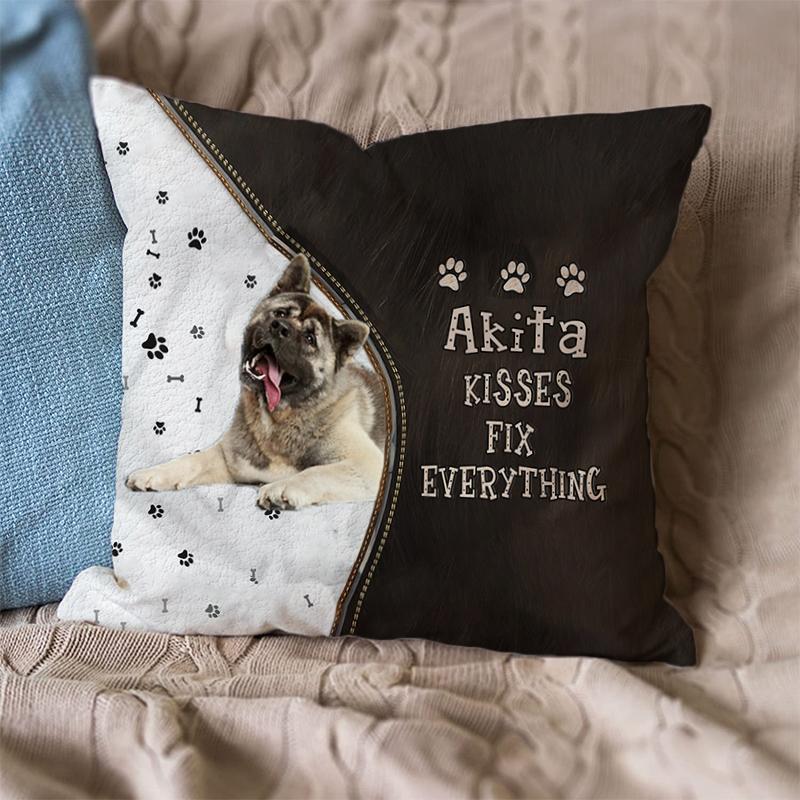 Linen Pillowcase Sofa Cushion Peach Skin Pillowcase