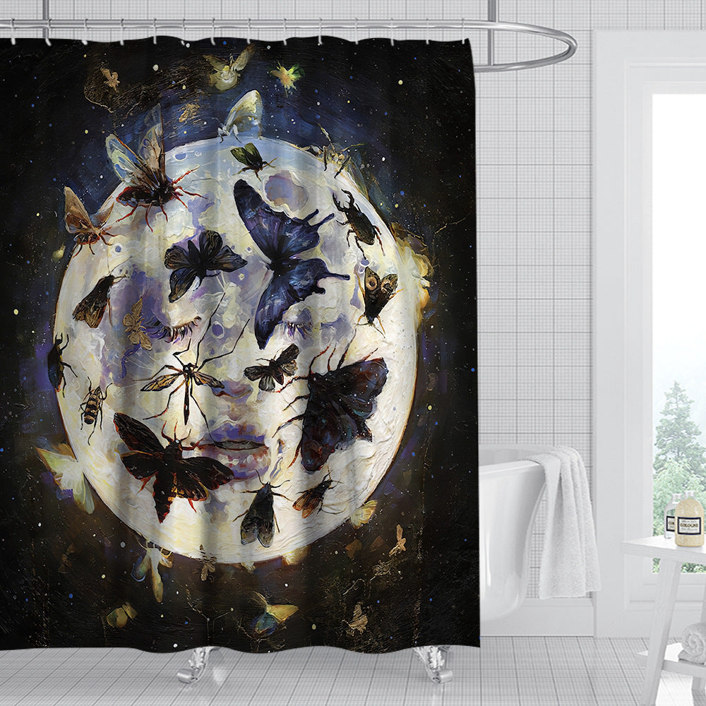 Digital Print-free Bathroom Curtain