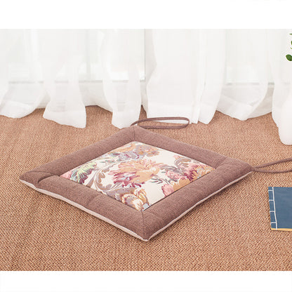Four Seasons Home Dining Chair Linen Strap Non-slip Cushion