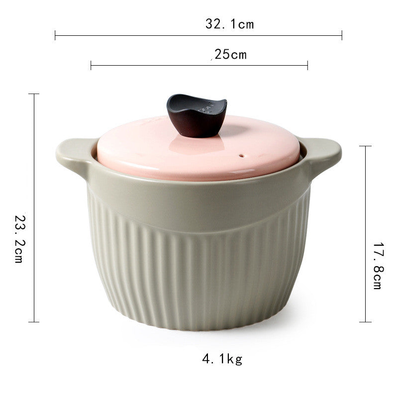 Creative Ceramic Casserole Soup Home  Flame