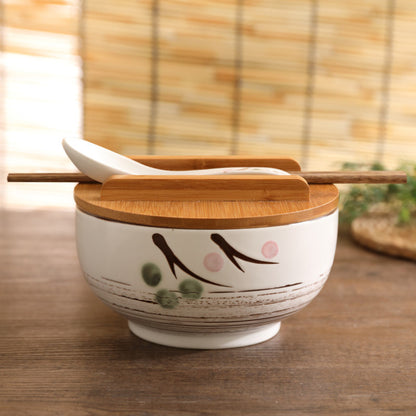 Japanese Bowl Instant Noodles Tableware Dining Room Tablewar