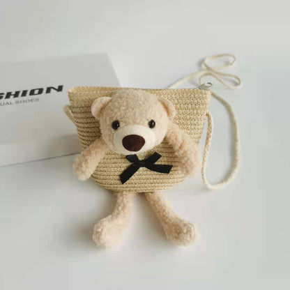 Mini Cute Bear Decorative Bag Diagonal Cross