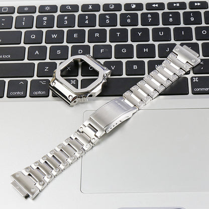 Small Square Stainless Steel Metal Case Strap