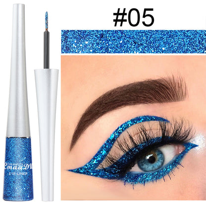 Creative Multicolor Glitter Powder Liquid Eyeliner