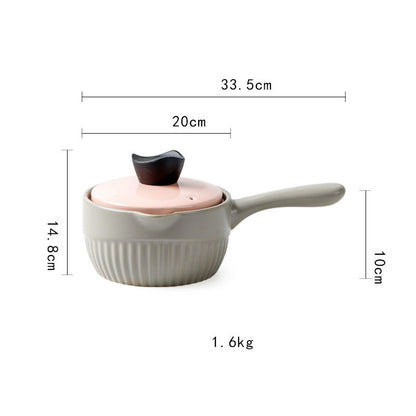 Creative Ceramic Casserole Soup Home  Flame