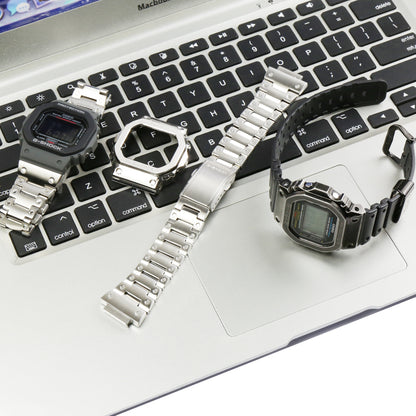Small Square Stainless Steel Metal Case Strap