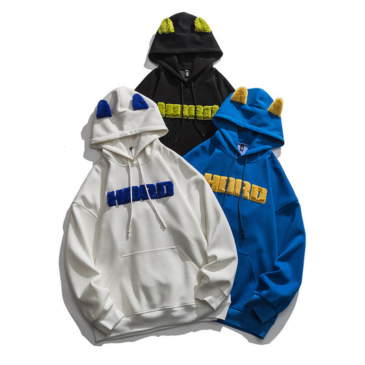 Men's Monogram Embroidery Hoodie